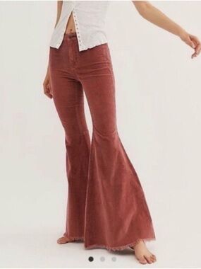 We The Free Rose Corduroy High-Rise Pants